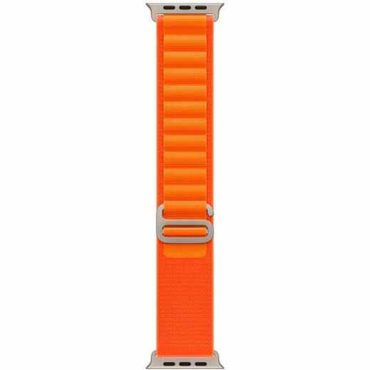 Apple Alpine Loop f&uuml;r Apple Watch 49 mm S Smartwatch Armband Polyester orange