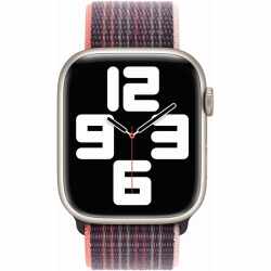Apple Smartwatch-Armband Sport Loop f&uuml;r Apple Watch 45 mm Nylon holunder