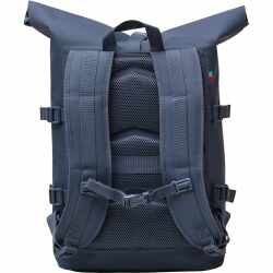 Got Bag Rolltop Rucksack Backpack 16 Zoll 23 Liter BIO-PU Beschichtung blau