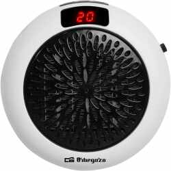 ORBEGOZO CR 4000 Mini Keramikheizl&uuml;fter 600Watt  mobile Heizung kabellos wei&szlig; schwarz