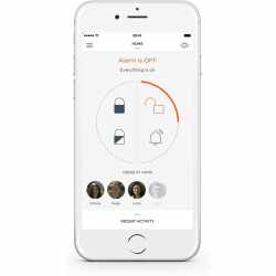 Myfox Home Alarm Alarmsystem Alarmanlage WLAN kabellos Android-/iOS App wei&szlig;