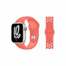 Apple Nike Sportarmband f&uuml;r Apple Watch 45 mm Series 5, 6, 4, 3, 2, 1 rot