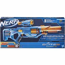 Nerf Elite 2.0 Eaglepoint RD-8 Dart Blaster 8-Dart Trommel 16 Nerf Darts blau