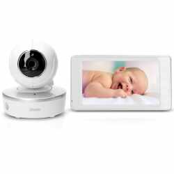 Alecto DIVM-850 Wifi Babyphone Kamera 5 Zoll Touchscreen...