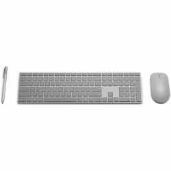 Microsoft Surface Keyboard Tastatur Bluetooth QWERTY Wireless Tastatur Aluminium