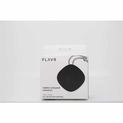 FLAVR Fabric Lautsprecher Bluetooth Wireless Speaker 3W schwarz