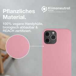 Woodcessories Schutzh&uuml;lle Apple iPhone 12 Pro Max Bio Case Back Cover pink