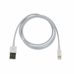 Networx USB auf Ligtning Daten- und Ladekabel 1m Kabel Zubeh&ouml;r Handy wei&szlig; - neu