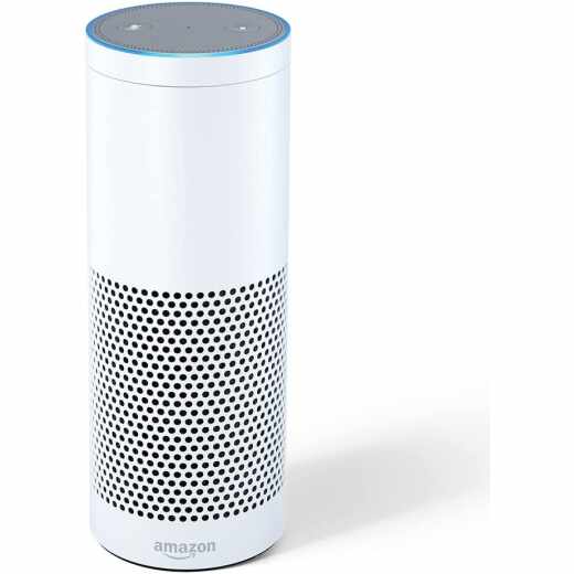 Amazon Echo Plus 1. Gen integriertem Smart Home-Hub Lautsprecher wei&szlig;