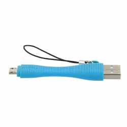Networx Tiny Ladekabel Datenkabel Micro USB Kabel USB-Stecker f&uuml;r Smartphones blau
