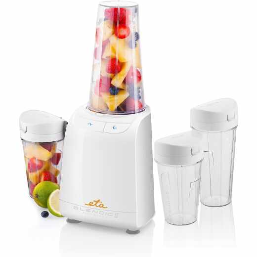 ETA Smoothie Maker Vital Blendic Premium  4 Tritan Sportflaschen Standmixer wei&szlig;
