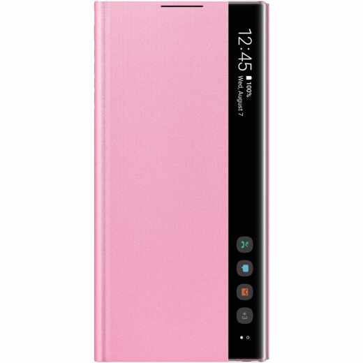 Samsung Clear View Cover EF-ZN970 Galaxy Note 10 Handyh&uuml;lle Schutzh&uuml;lle pink