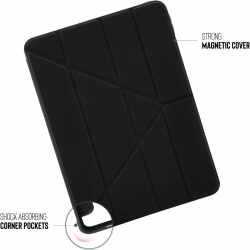 Pipetto Origami Case Schutzh&uuml;lle Apple iPad Air 10,9&quot; Cover Tableth&uuml;lle schwarz