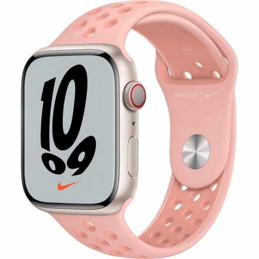 Apple Nike Sportarmband f&uuml;r Apple Watch 45 mm pink oxford/rose whisper