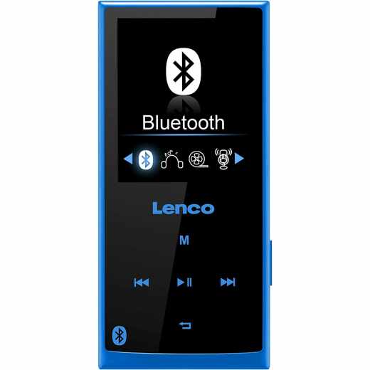 Lenco Xemio-760 MP3 Player mit Bluetooth 8 GB inklusive Kopfh&ouml;rer blau
