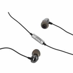 Networx Premium In-Ear-Headset Keramik Kopfh&ouml;rer Ohrh&ouml;rer Musik Handy schwarz
