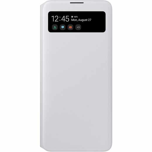 Samsung S View Wallet Cover EF-EA715 Handyh&uuml;lle Galaxy A71 6,7&quot; Schutzh&uuml;lle wei&szlig;