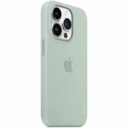 Apple Schutzh&uuml;lle iPhone 14 Pro Silicone case Handyh&uuml;lle Telefonh&uuml;lle Silikon gr&uuml;n