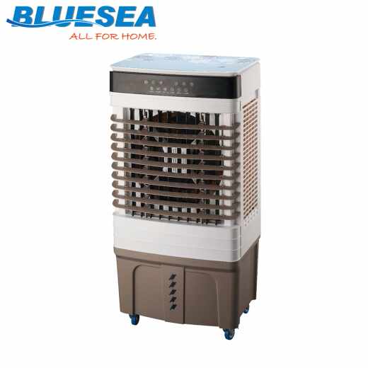 Bluesea Air Cooler Mobiler Luftk&uuml;hler LBW-12000 Wassertank 90 L wei&szlig; braun