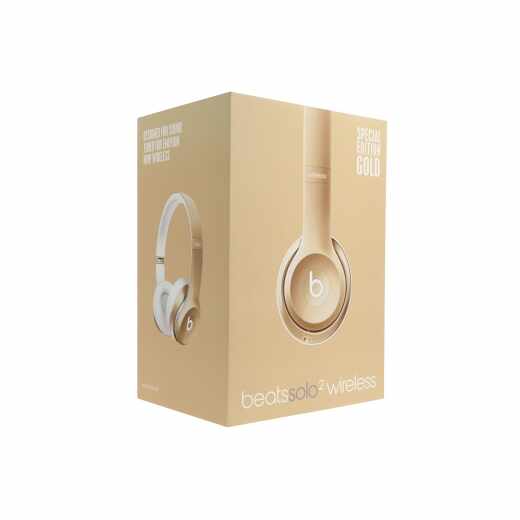 Beats Solo2 Wireless Kopfh&ouml;rer Over-Ear Headphone gold