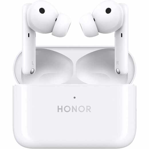 Honor Buds 2 Lite Earbuds Bluetooth Kopfh&ouml;rer Mikrofon Lade-Transport-Box wei&szlig;