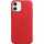 Apple iPhone12 Mini Leder Case Schutzh&uuml;lle MagSafe Back Cover MHK732ZM/A rot