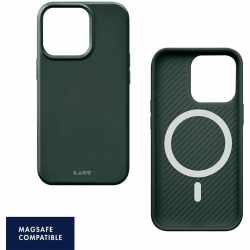 LAUT Huex Schutzh&uuml;lle f&uuml;r iPhone 13 Pro MagSafe Wireless Charging gr&uuml;n