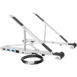 Targus Portable Stand and Dock USB-Dockingstation HDMI silber