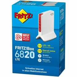 AVM FRITZ!Box 6820 LTE WLAN Mesh Router 450 MBit/s wei&szlig;