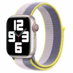 Apple Watch Sport Loop Armband 41 mm Smartwatch-Armband Lavendelgrau/Blasslila