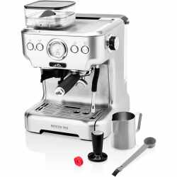 eta Espressomaschine ARTISTA PRO Kaffeevollautomat 2,7 l Milchaufsch&auml;umd&uuml;se silber