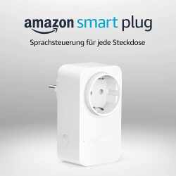 Amazon Smart Plug (2020) WLAN-Steckdose funktioniert mit Alexa wei&szlig;