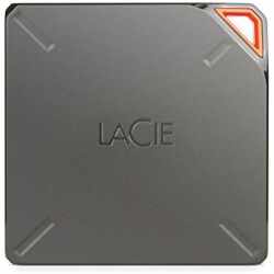 LaCie Fuel 1 TB Externe Festplatte HD 6,35 cm Wi-Fi silber