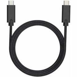 Networx Braid USB-C to USB-C Kabel 2m Daten- und Ladekabel Stoffmantel schwarz