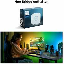 Philips Hue Play Gradient PC Lightstrip LED Starter Set 32/34&quot; RGBW 116cm dimmbar