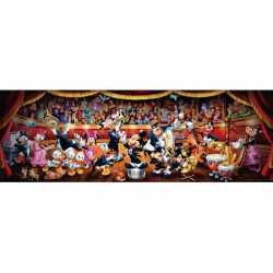 Clementoni - 39445 - Disney Panorama Collection Puzzle f&uuml;r Erwachsene und Kinder - Disney Orchestra - 1000 Teile Mehrfarbig