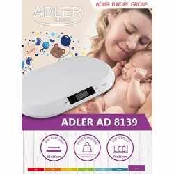 Adler Baby-Kinder-Waage bis 20 kg LCD-Display
