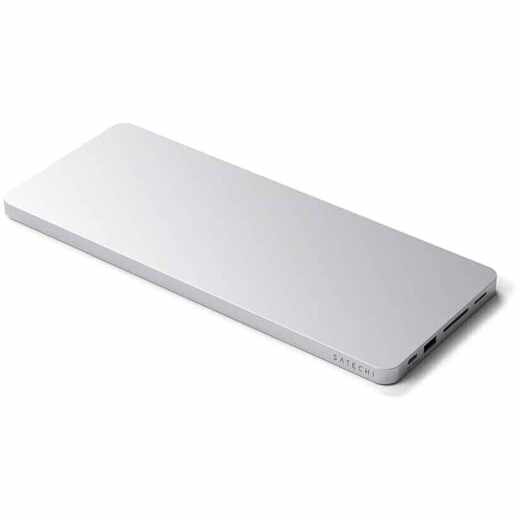 Satechi USB-C Slim Dock iMac 24 Zoll USB-Dockingstation silber