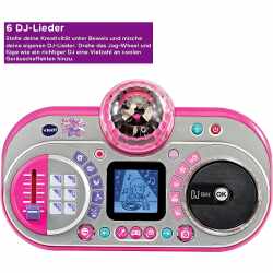VTech Kidi Super Star DJ Studio 10-in-1 Karaokespielzeug mit Mikrofon pink