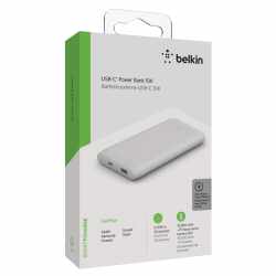 Belkin BoostCharge Mobile Powerbank USB-C PB 10.000 mAh Ladestandanzeige wei&szlig;