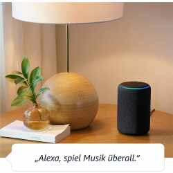 Amazon Echo 3rd Generation Smarter Lautsprecher Bluetooth Alexa Stoff grau