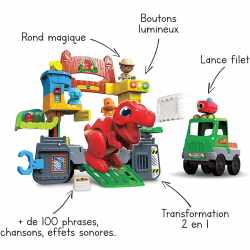 Vtech 542105 Truck Dinosaurier Motorik Spielzeug Version Franz&ouml;sisch mehrfarbig
