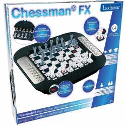 Lexibook CG1335 Chessman FX Elektronisches Schachspiel Soundeffekte schwarz