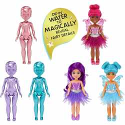 MGAs Dream Bella Farbwechsel Surprise Little Fairies - DREAMBELLA - Kleine Modepuppe mit Fl&uuml;geln, Accessoires und t&uuml;rkisen Haaren - 14 cm - Zum Sammeln