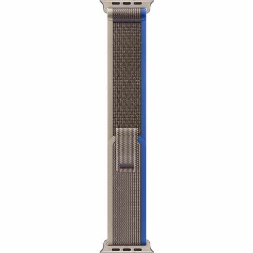 Apple Watch Trail Loop S/M 49mm Smartwatch-Armband Nylon blau grau