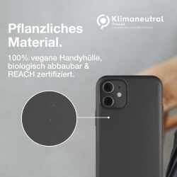 Woodcessories Schutzh&uuml;lle Bio Case passend f&uuml;r iPhone 11/XR Back Cover Case schwarz