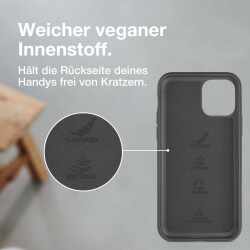 Woodcessories Schutzh&uuml;lle Bio Case passend f&uuml;r iPhone 11/XR Back Cover Case schwarz