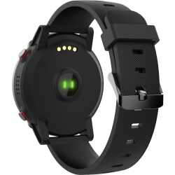 Denver Bluetooth Smartwatch SW-660 GPS Tracker Herzfrequenzsensor schwarz