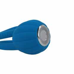 Networx Sporty Musikbox mobiler Lautsprecher Bluetooth sto&szlig;fest blau