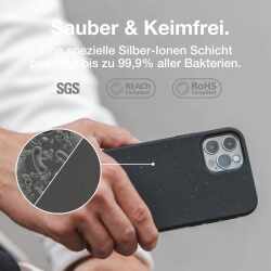 Woodcessories Handycover Handyh&uuml;lle Schutzh&uuml;lle Bio Case iPhone 12/12Pro schwarz